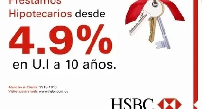 HSBC lanza préstamos hipotecarios y automotores