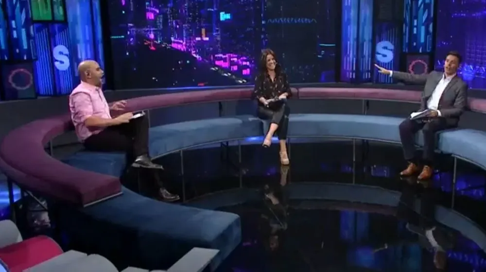 Iñaki Abadie, María Noel Marrone y Rafael Cotelo en Sonríe te estamos grabando