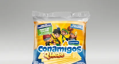 Conaprole presenta su queso Conamigos para los más chicos