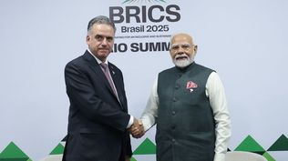 Yamandú Orsi y Narendra Modi