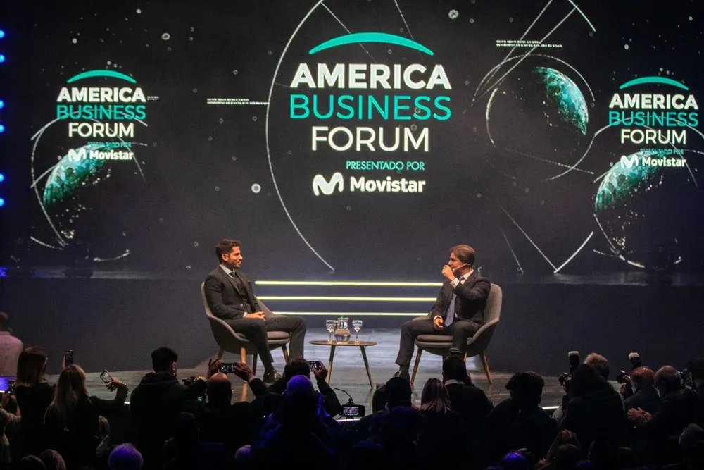 Lacalle Pou en la edición 2021 de America Business Forum