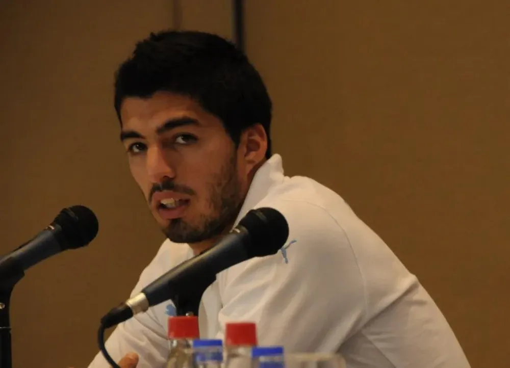 Un joven Luis Suárez