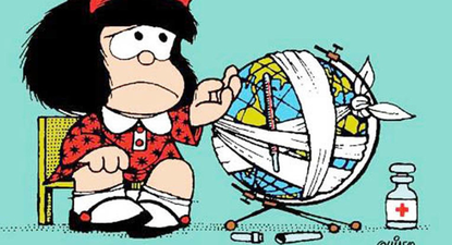 Mafalda, preocupada por el mundo desde hace más de 60 años.