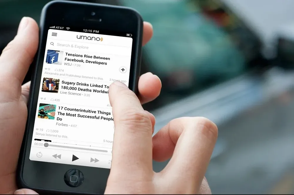 Umano ofrece la posibilidad de personalizar listas de reproducción