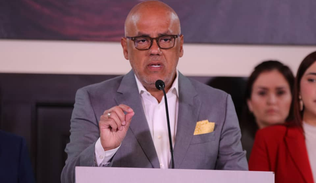 El ﻿presidente de la Asamblea Nacional de Venezuela, Jorge Rodríguez.