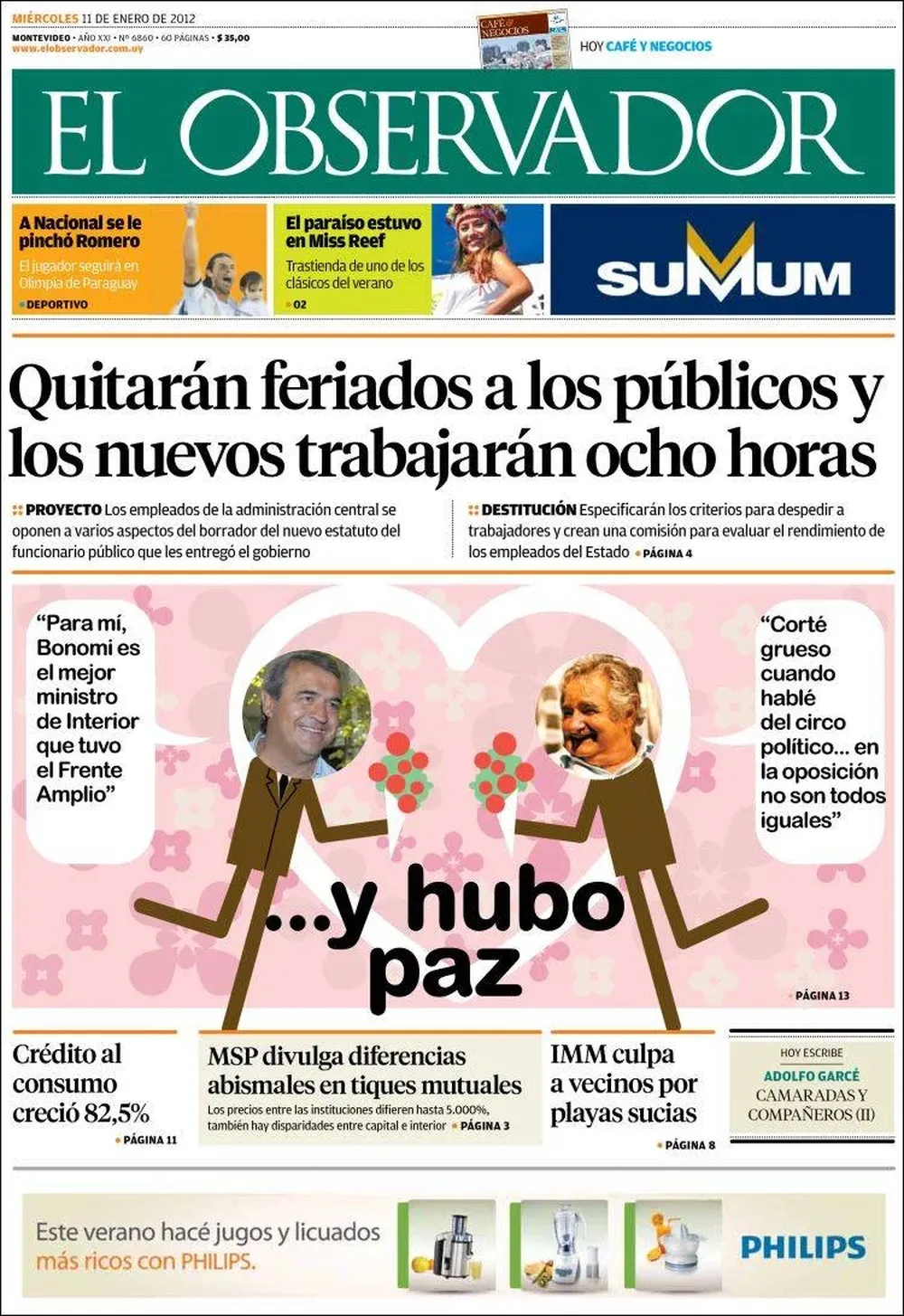 El Observador, Uruguay.