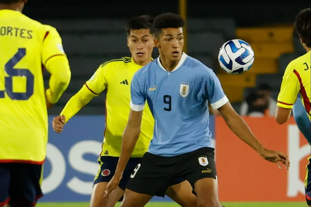 Álvaro Rodríguez, delantero celeste