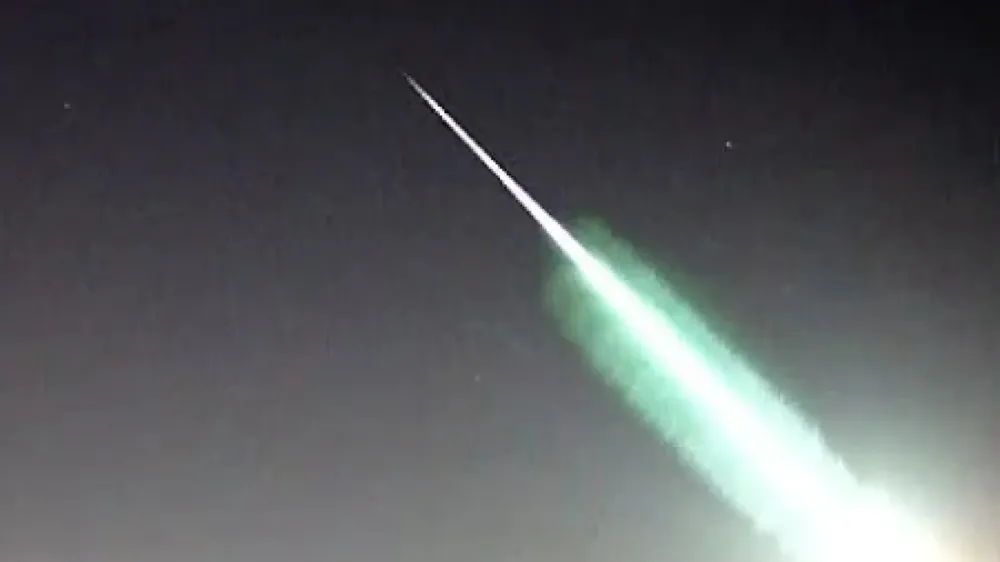 Meteorito detectado sobre el cielo de Portugal.