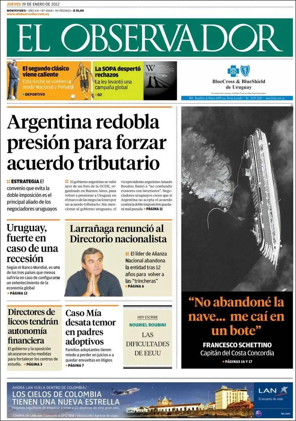 El Observador, Uruguay