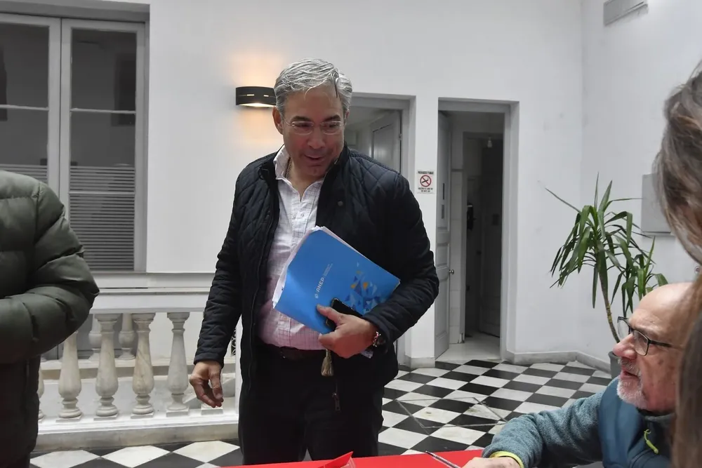 Robert Silva en la convención del Partido Colorado (foto archivo)