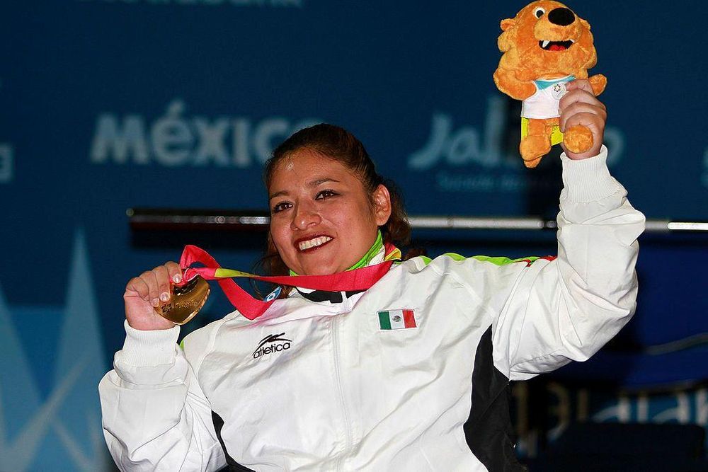 La pesista mexicana Amalia Pérez es una de las deportistas paralímpicas mas reconocidas de América Latina.,