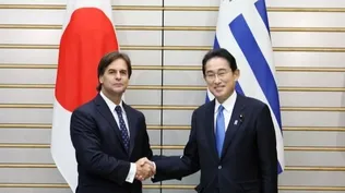 Lacalle durante su gira por Japón