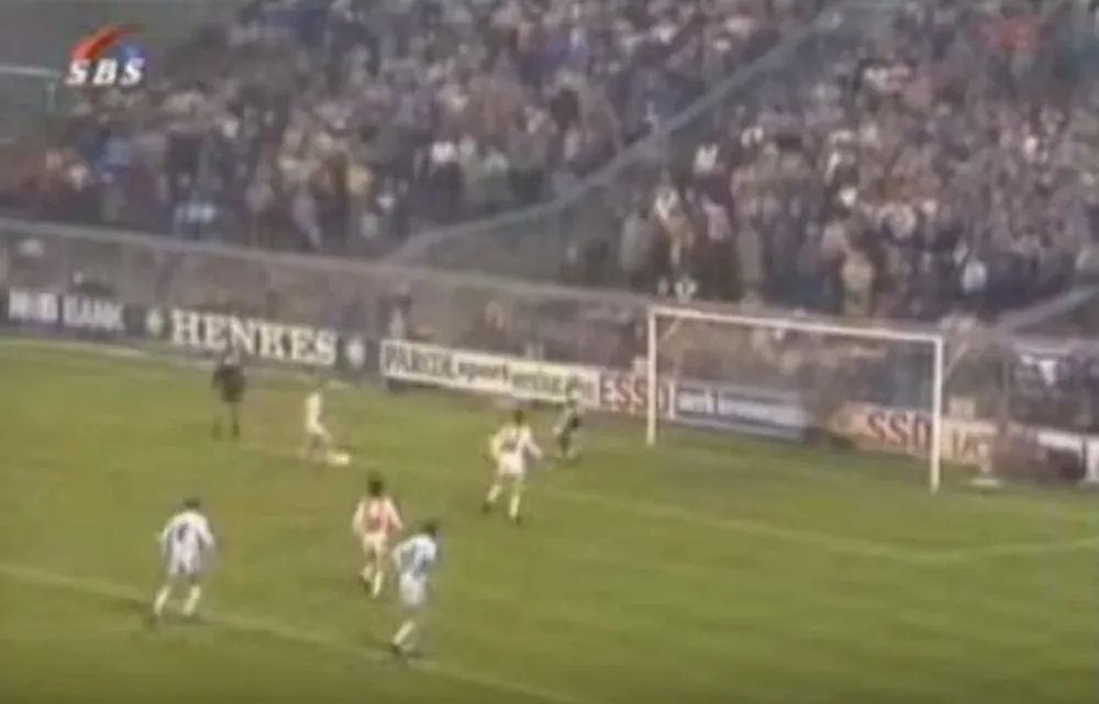 El penal de Cruyff y Olsen