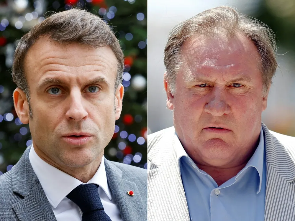 El presidente francés Emmanuel Macron se declaró “gran admirador” del denunciado actor Gerard Depardeiu.