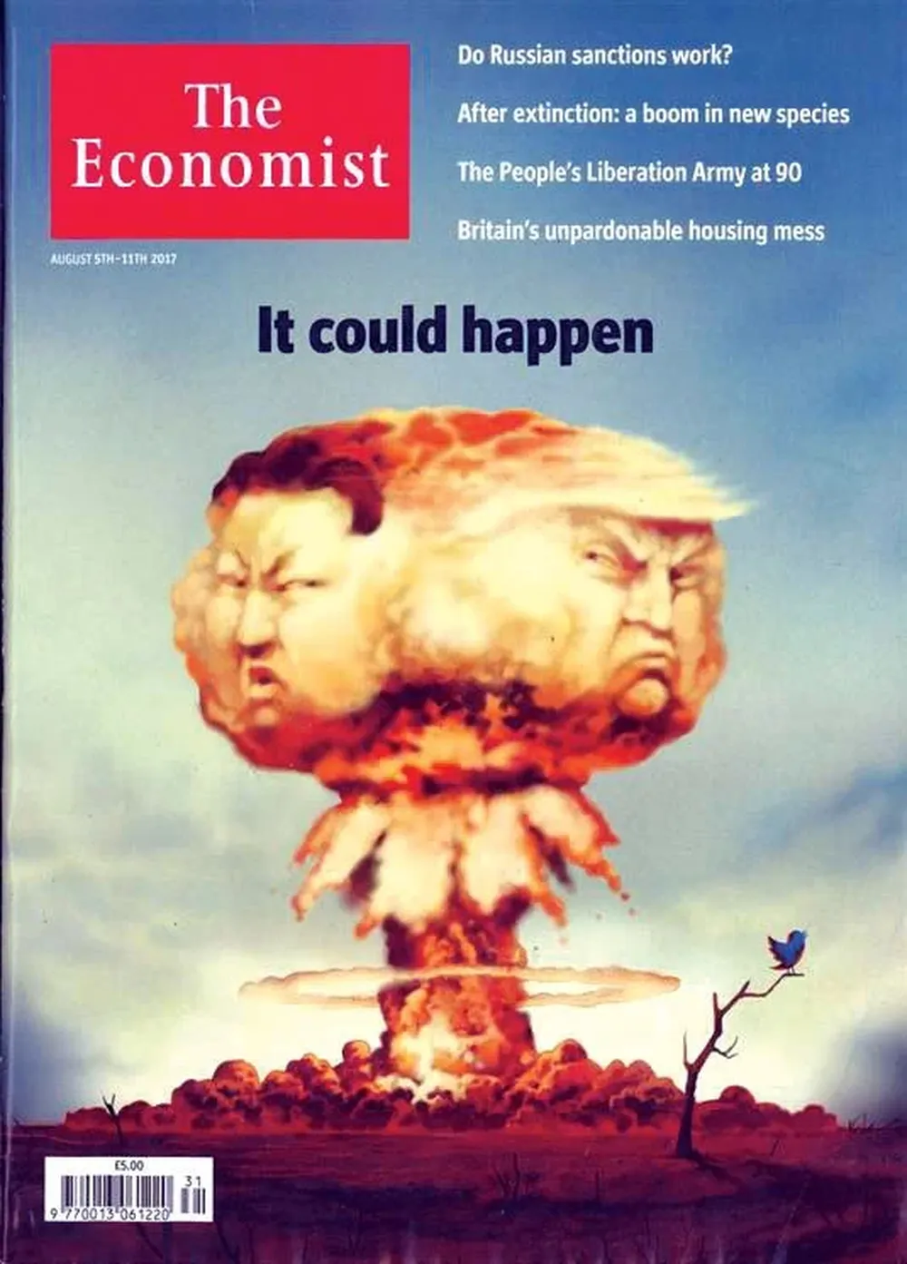 THE ECONOMISTAgosto: Trump y Kim Jong-un aumentan su retórica nuclear.