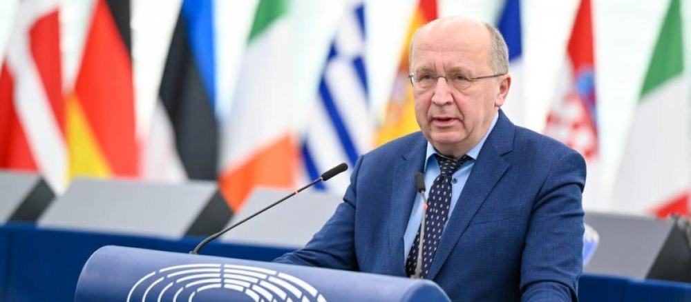 El comisario europeo de Defensa y Espacio, Andrius Kubilius.