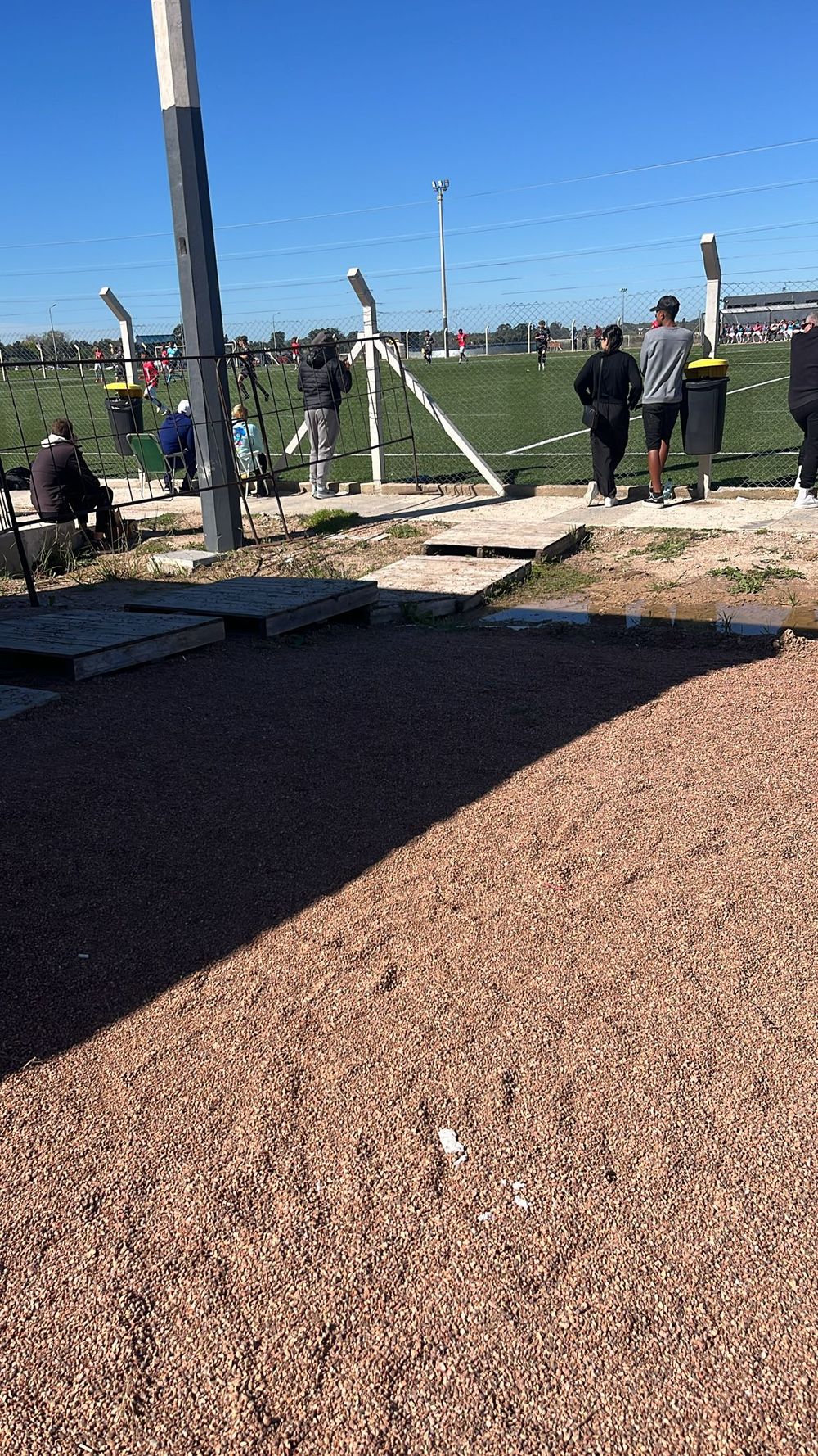 Estado de la Ciudad Deportiva Néstor Gonçalves en el entorno de la cancha sintética Estado de la Ciudad Deportiva Néstor Gonçalves en el entorno de la cancha sintética
