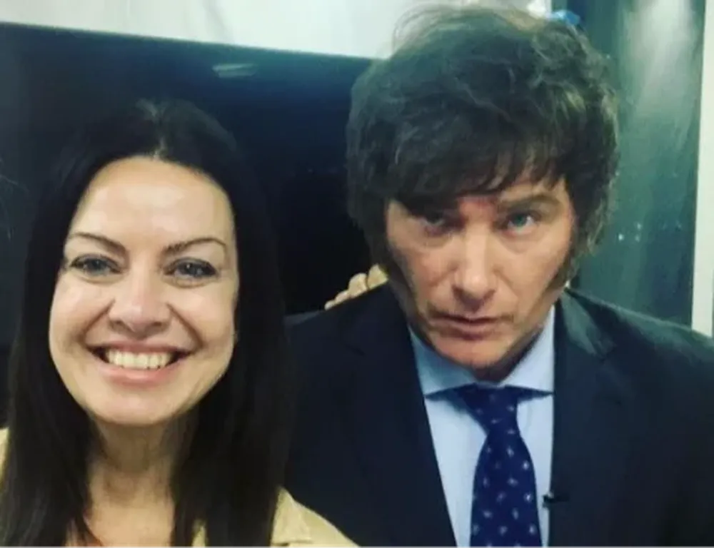 Milei y la ministra de Capital Humano