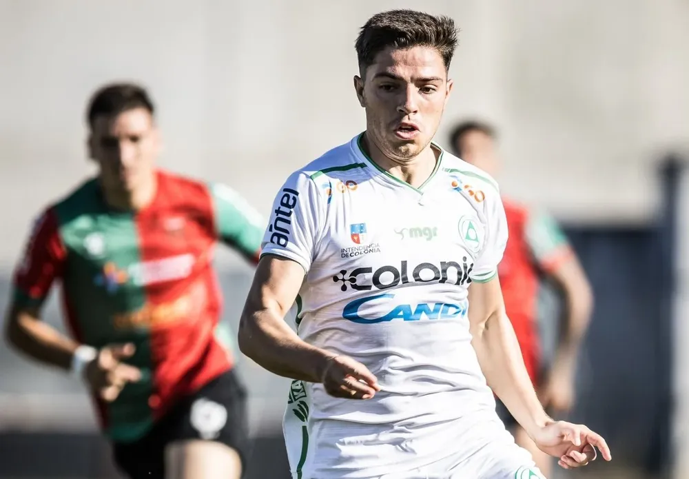 Natanael Guzmán el año pasado jugando en Plaza Colonia