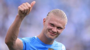 Haaland, estrella de la selección mundialista de Noruega y del Manchester City, es uno de los jugadores representados por Rafaela Pimenta.