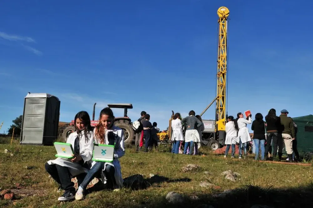 Trabajos de exploración realizados por ANCAP en Pepe Núñez, Salto.
