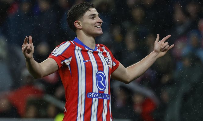 Julián Álvarez lidera al Atlético de Madrid.