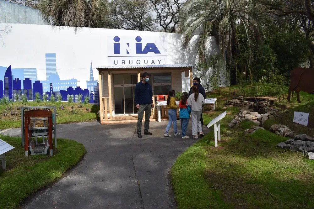 El stand de INIA en la Expo Prado.