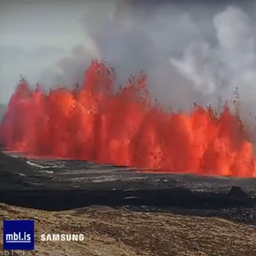 Nuevas erupciones volcánicas en Islandia