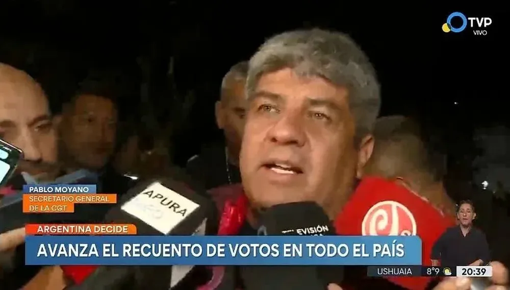 Pablo Moyano se mostró optimista con los resultados para Unión por la Patria