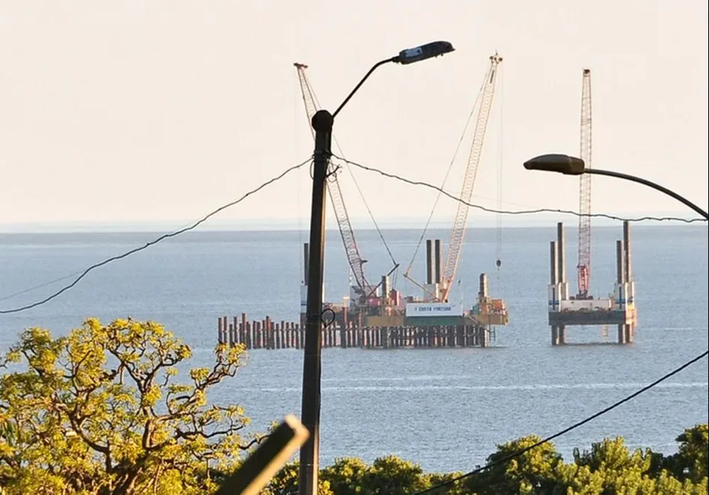 El lugar donde se iba a construir la planta regasificadora