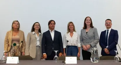 El presidente de la República acompañó el lanzamiento de las becas.