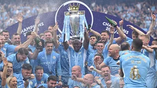 El festejo de Manchester City