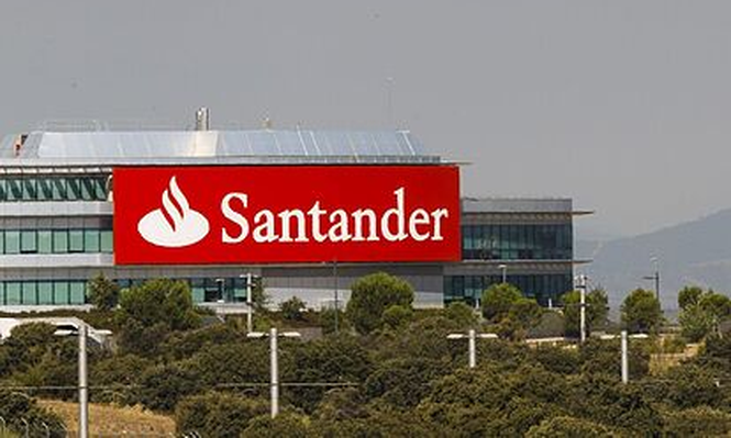 Una de las sedes del Banco Santander.
