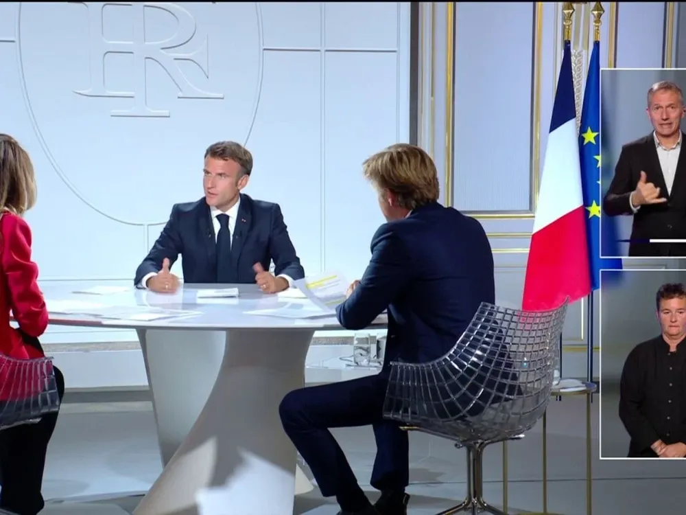 Emmanuel Macron realizó el anuncio durante una entrevista concedida a los canales de televisión TF1 y France 2