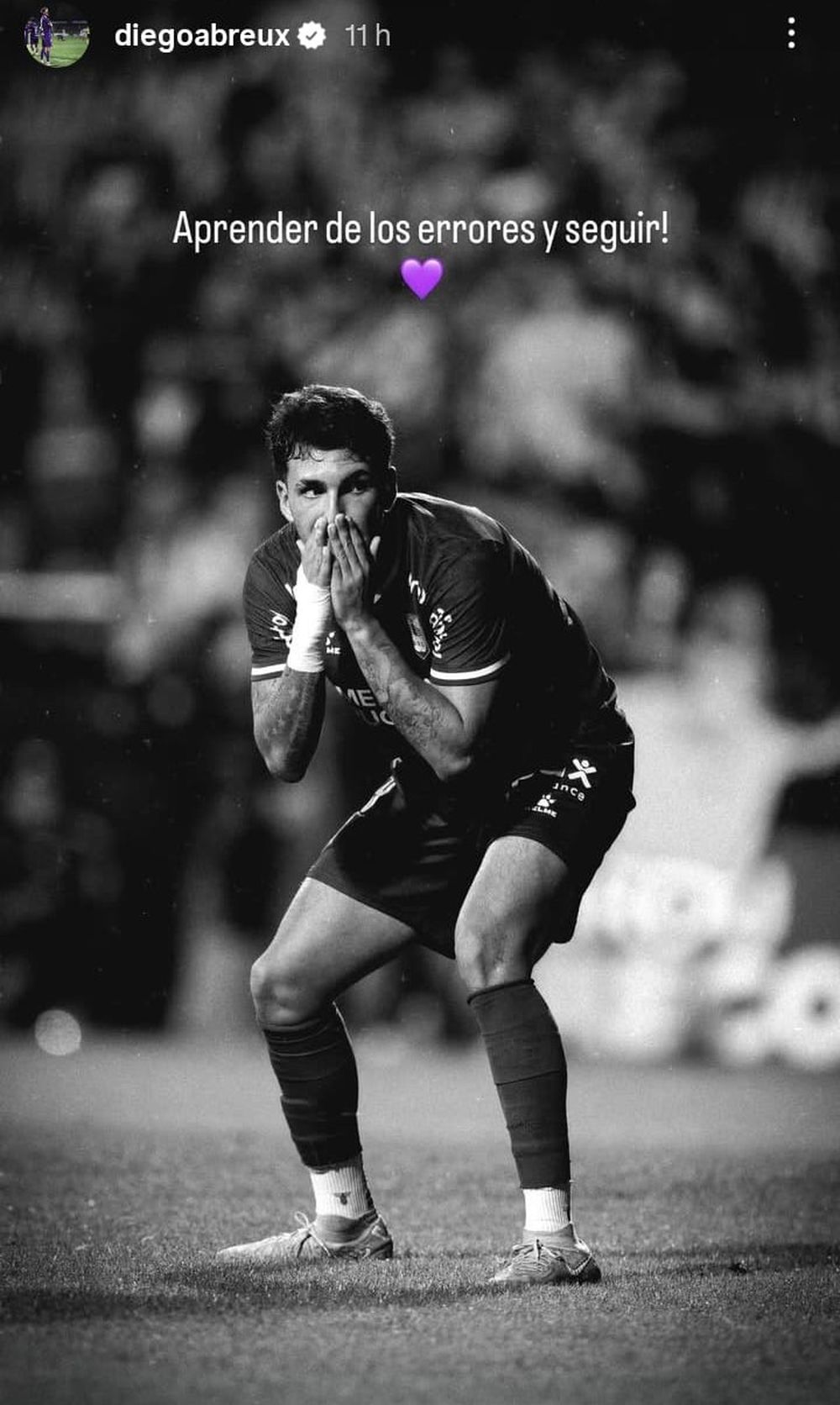 El mensaje de Diego Abreu