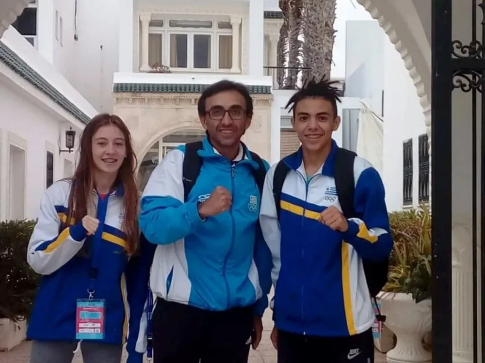 Grippoli, Votta y Fagúndez en Túnez