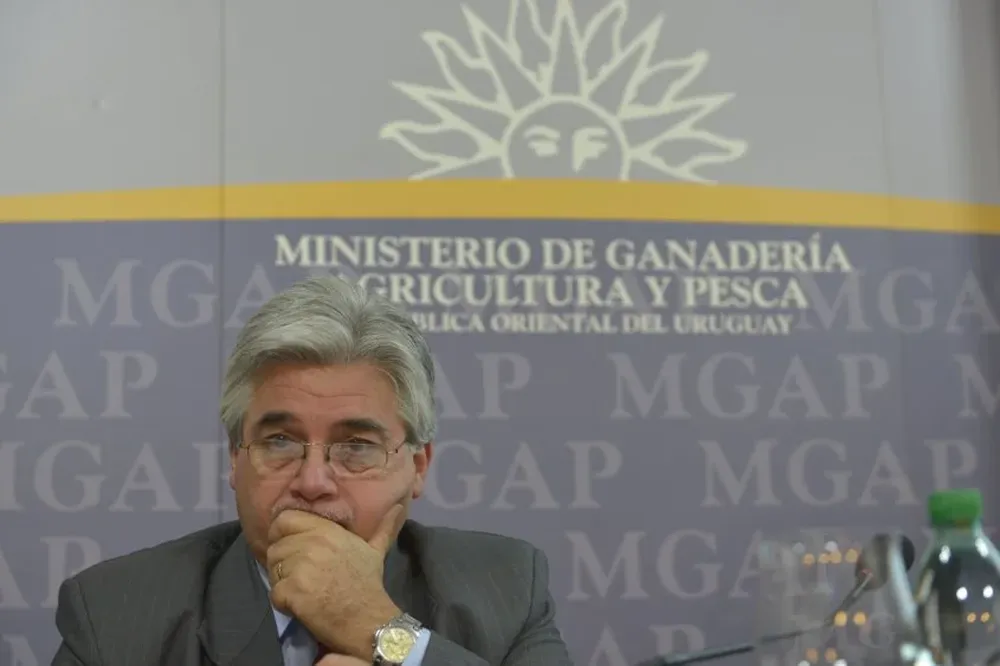Tabaré Aguerre, ministro de Ganadería, Agricultura y Pesca.