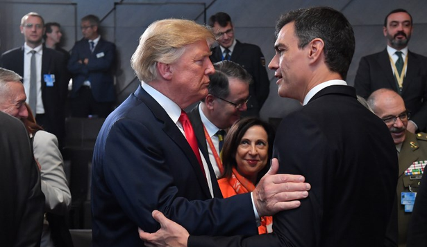 Donald Trump y Pedro Sánchez