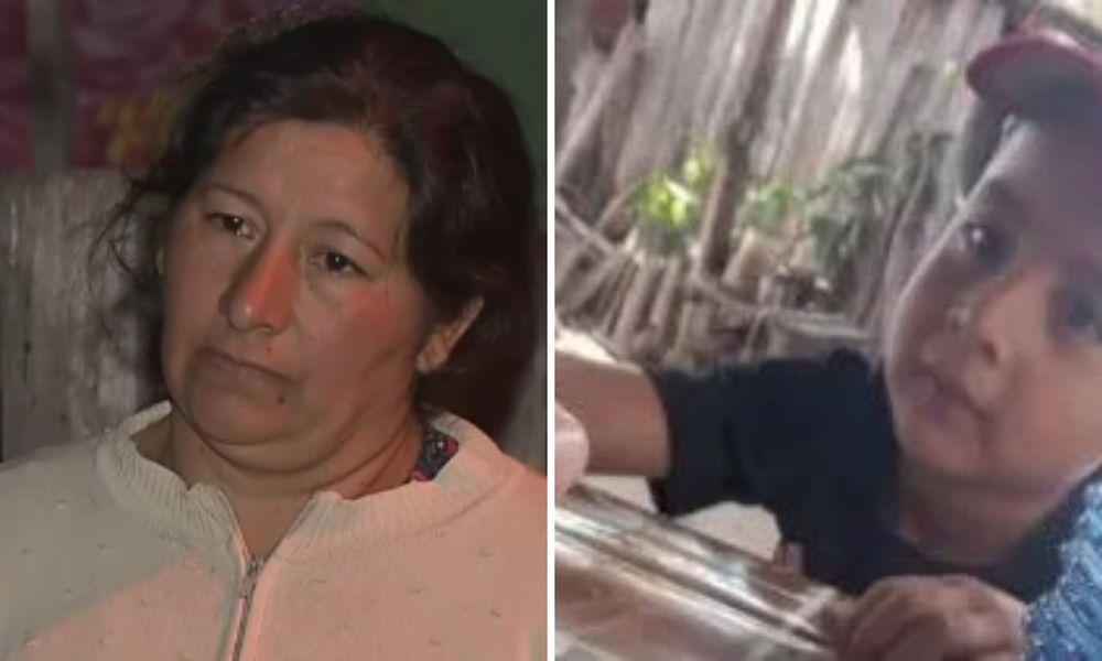 Protestas de vecinos contra Laudelina Peña, tía de Loan.&nbsp;