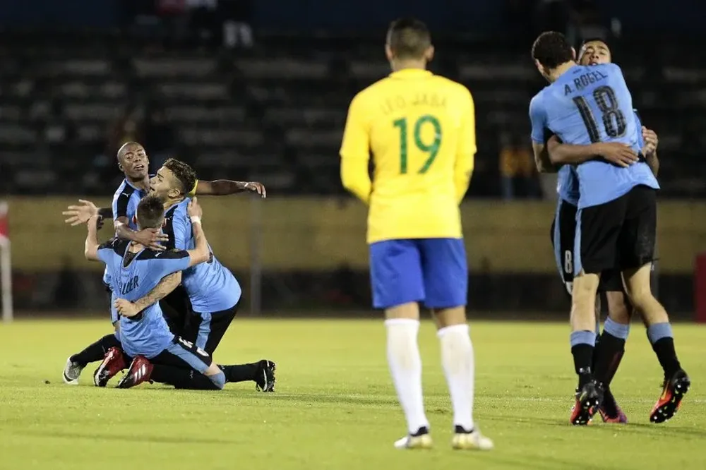 La imagen de Uruguay a pleno festejo