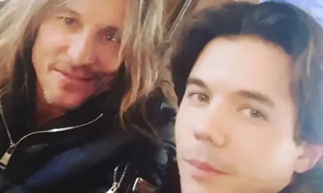 El ex futbolista de la Selección nacional y su hijo