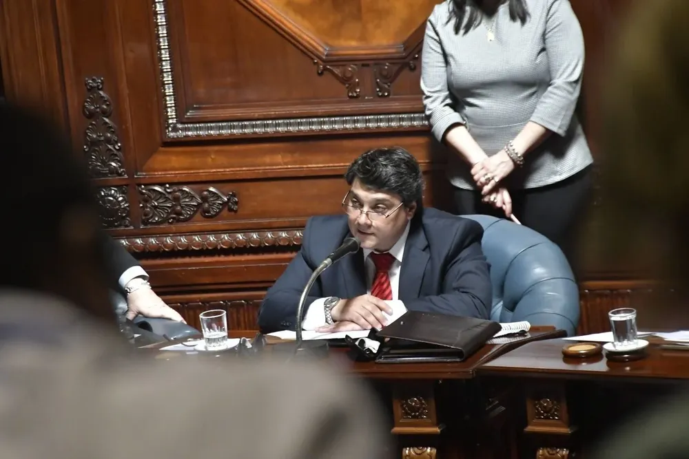 El senador de Ciudadanos, Pablo Lanz