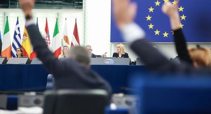 El Parlamento Europeo en Bruselas.