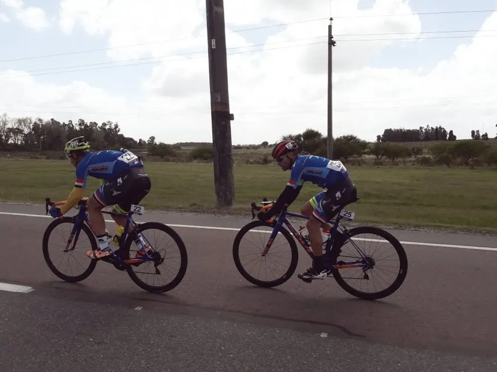 Egidio y Araujo en la fuga de la tercera etapa