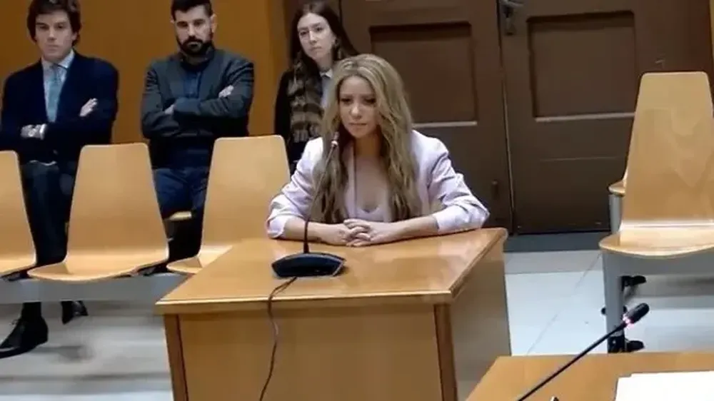 Shakira ante la Justicia española.