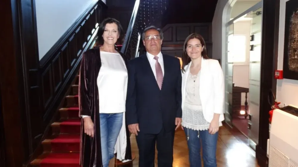 Tini de Bucourt, Carlos Baroffio y Sofía Apa