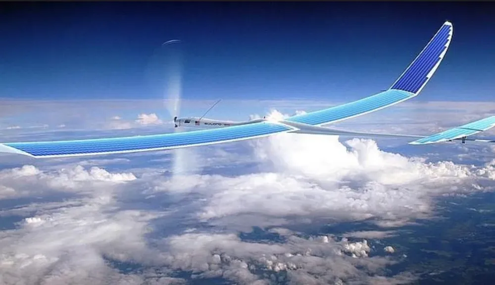 Uno de los drones con paneles solares de Titan Aerospace