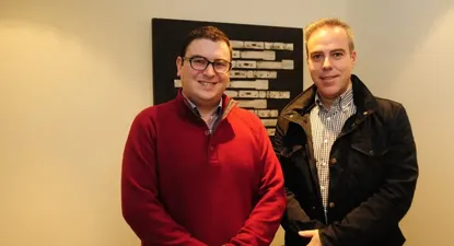 Martín Núñez (managaning director) y Fernando Silva (CEO de MediaCom Latam)