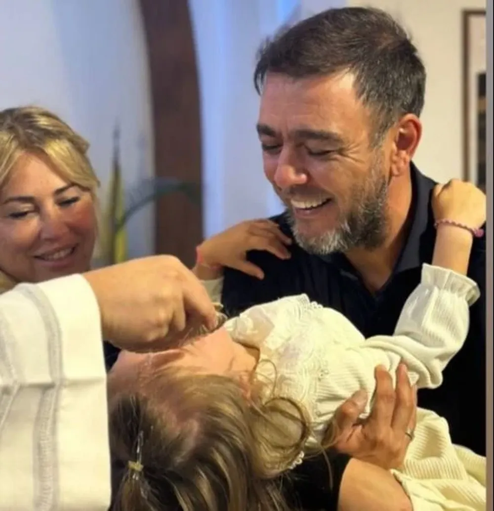 El Chino Recoba y Justina Medina