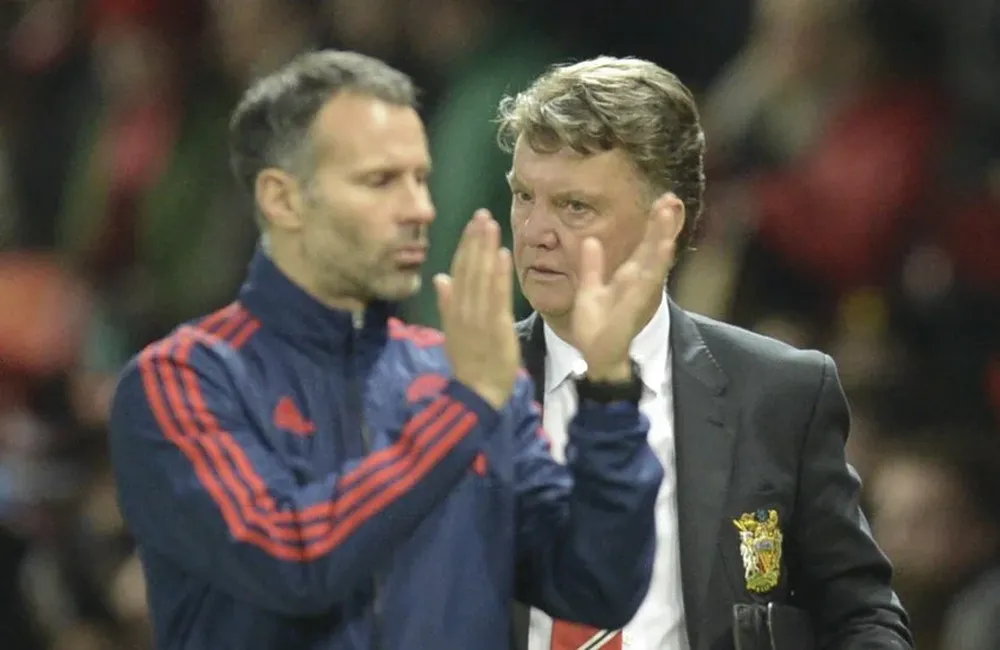 Ryan Giggs y Louis Van Gaal